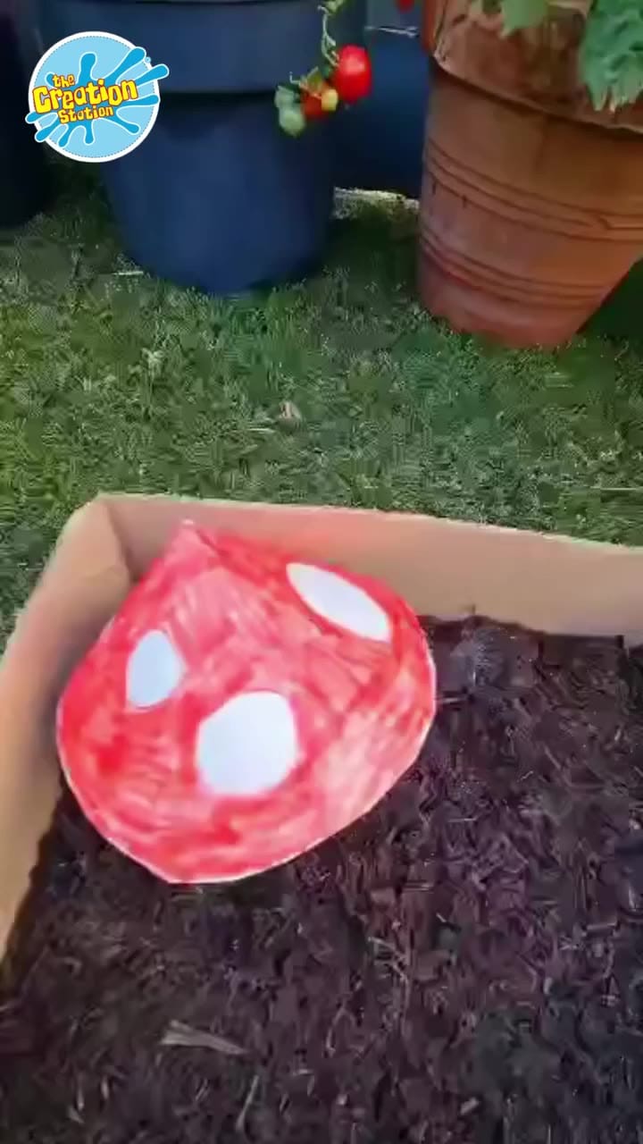 A colourful mix of natural and craft materials – twigs, leaves, pebbles, and mini decorations – ready for fairy garden fun.