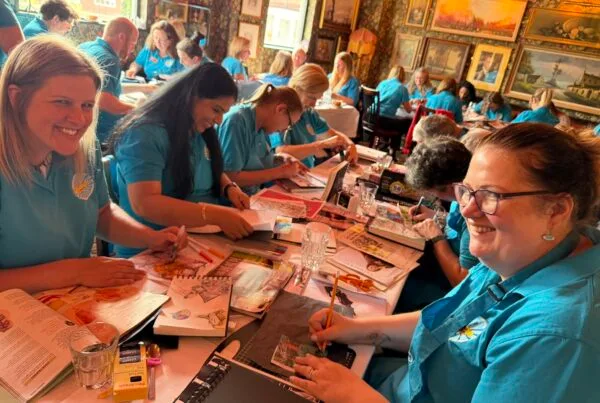 Sketchbooking craft day with Creation Station