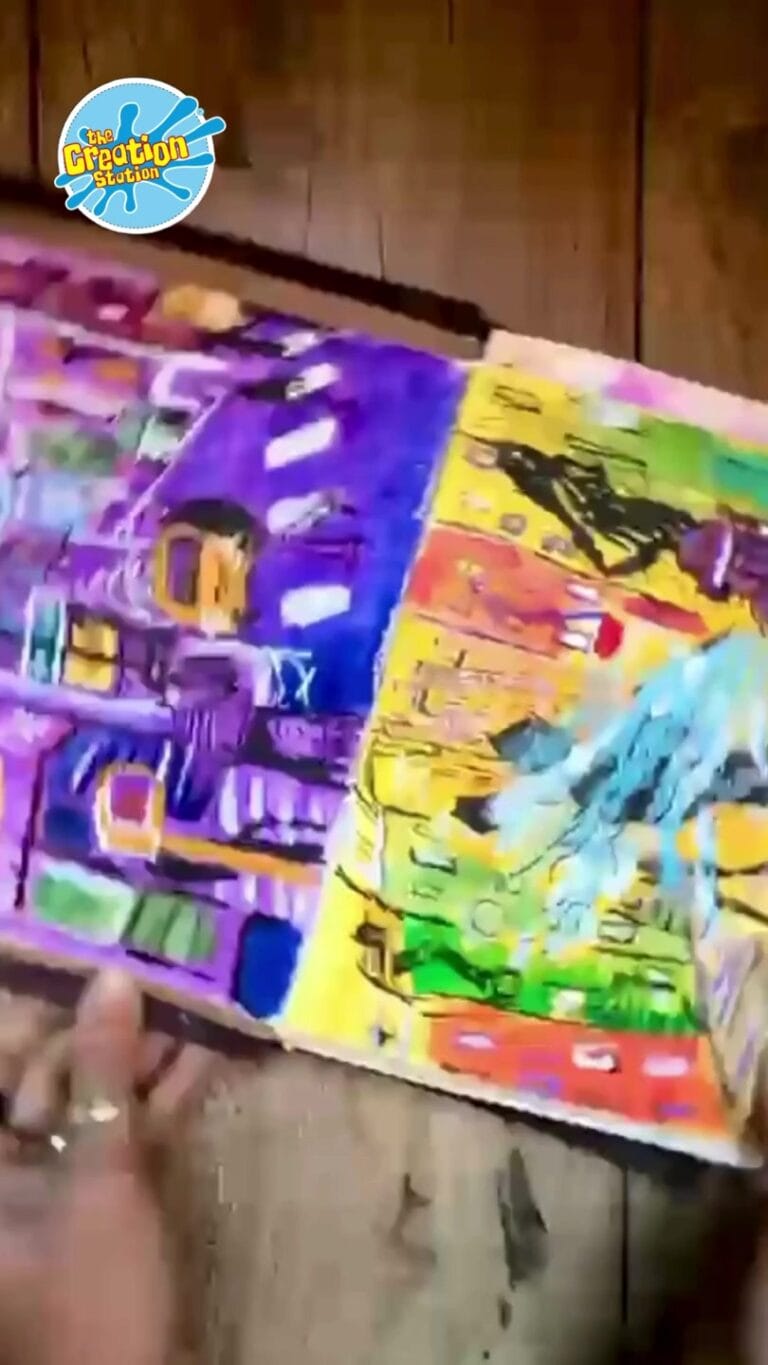 dividing pages into sections or adding tabs for different creative ideas and sketches.