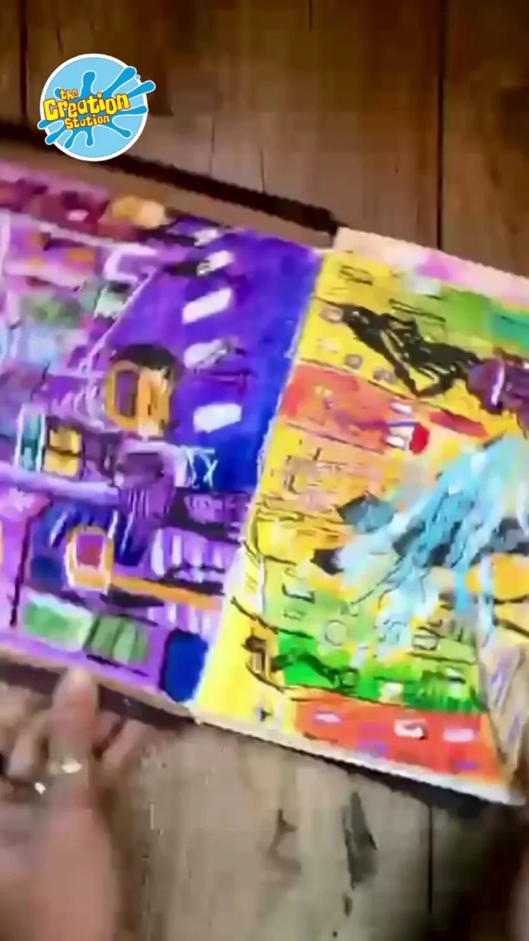 dividing pages into sections or adding tabs for different creative ideas and sketches.