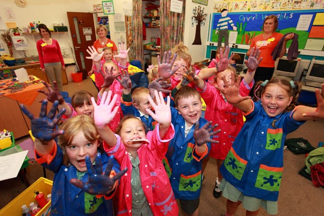 Children in Creation Station