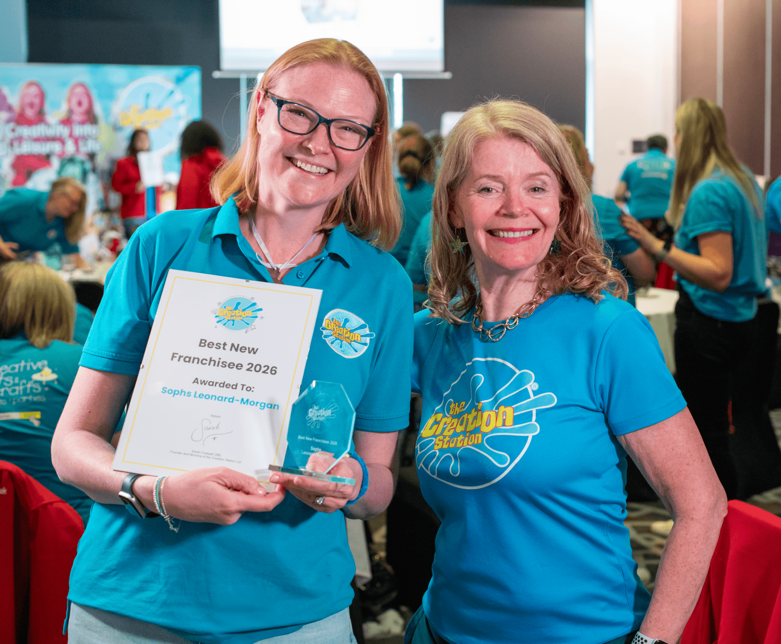 Sophs Leonard-Morgan Creation station New Franchisee of the \Year 26