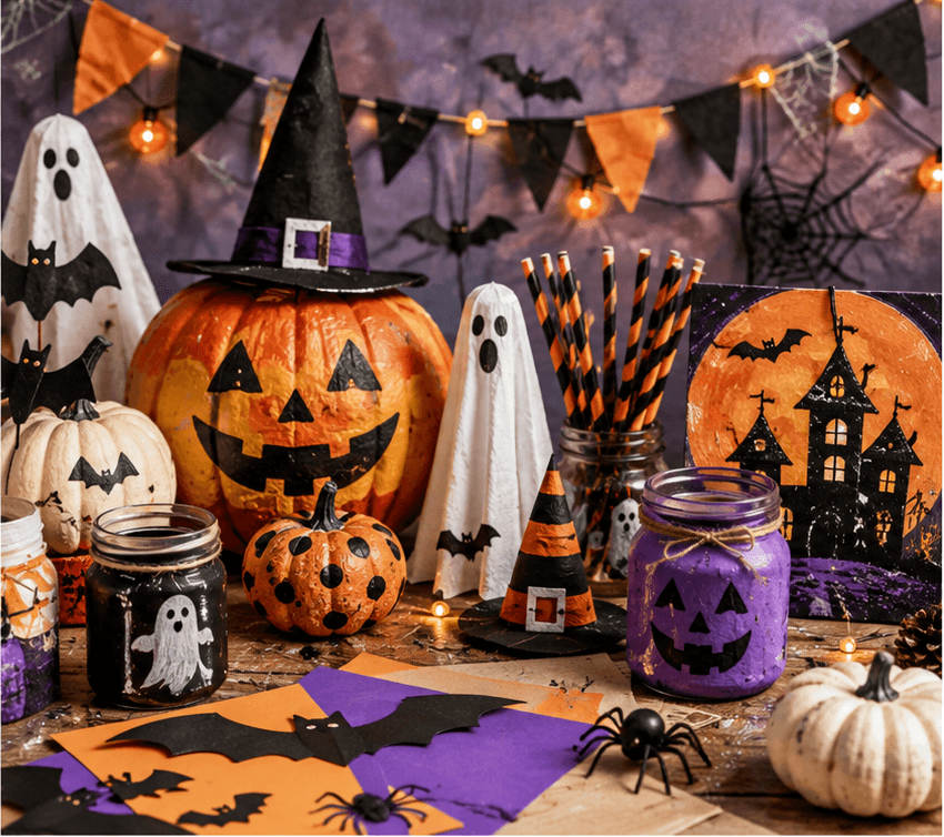 Halloween crafting